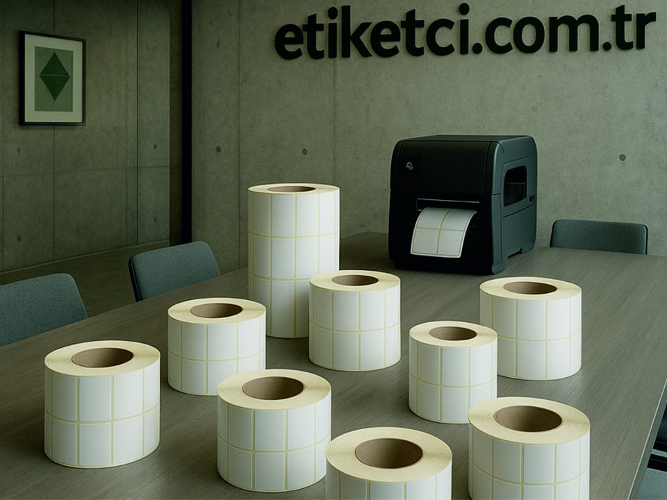 Etiket firması, etiketler ve barkod yazıcı uyumlu rulo etiket çözümlerine odaklanan profesyonel bir etiket firmasını yansıtıyor